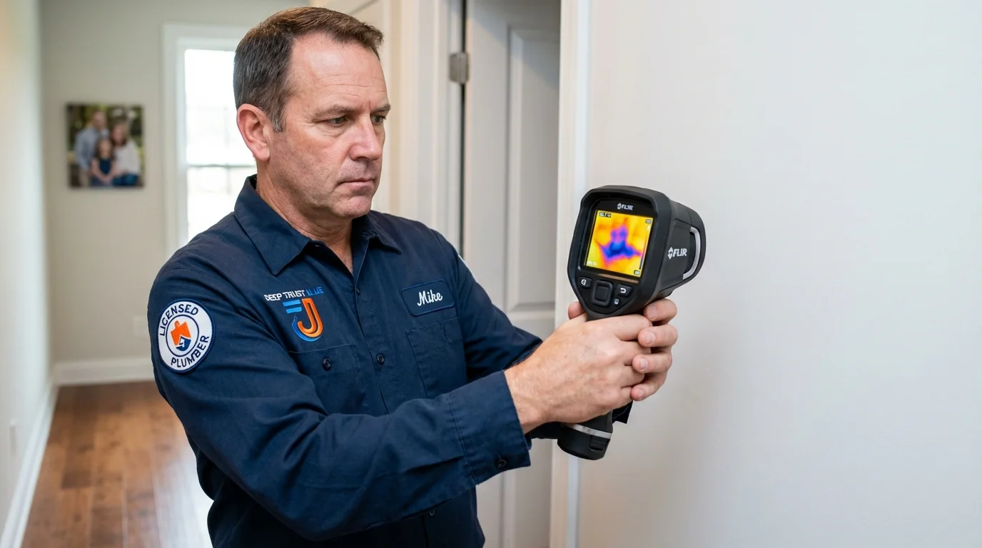 Thermal imaging leak detection by Johns Plumbing LLC in Pine Valley